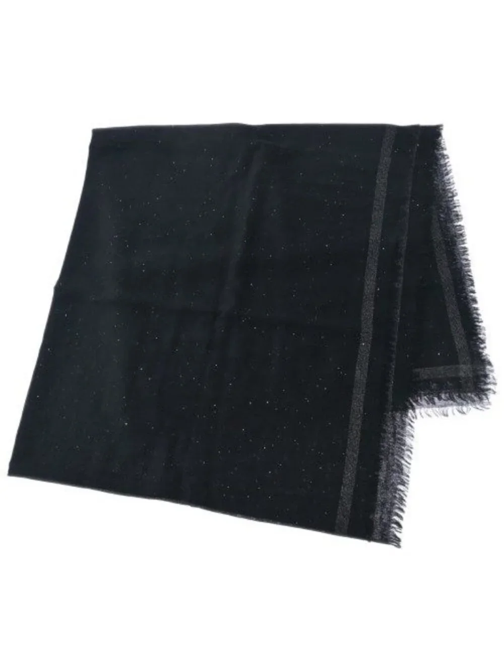 Chanel Shawl Scarf Black